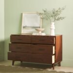 Sloane 6-Drawer Modern Solid Wood Dresser with Metal Handles - Image 8