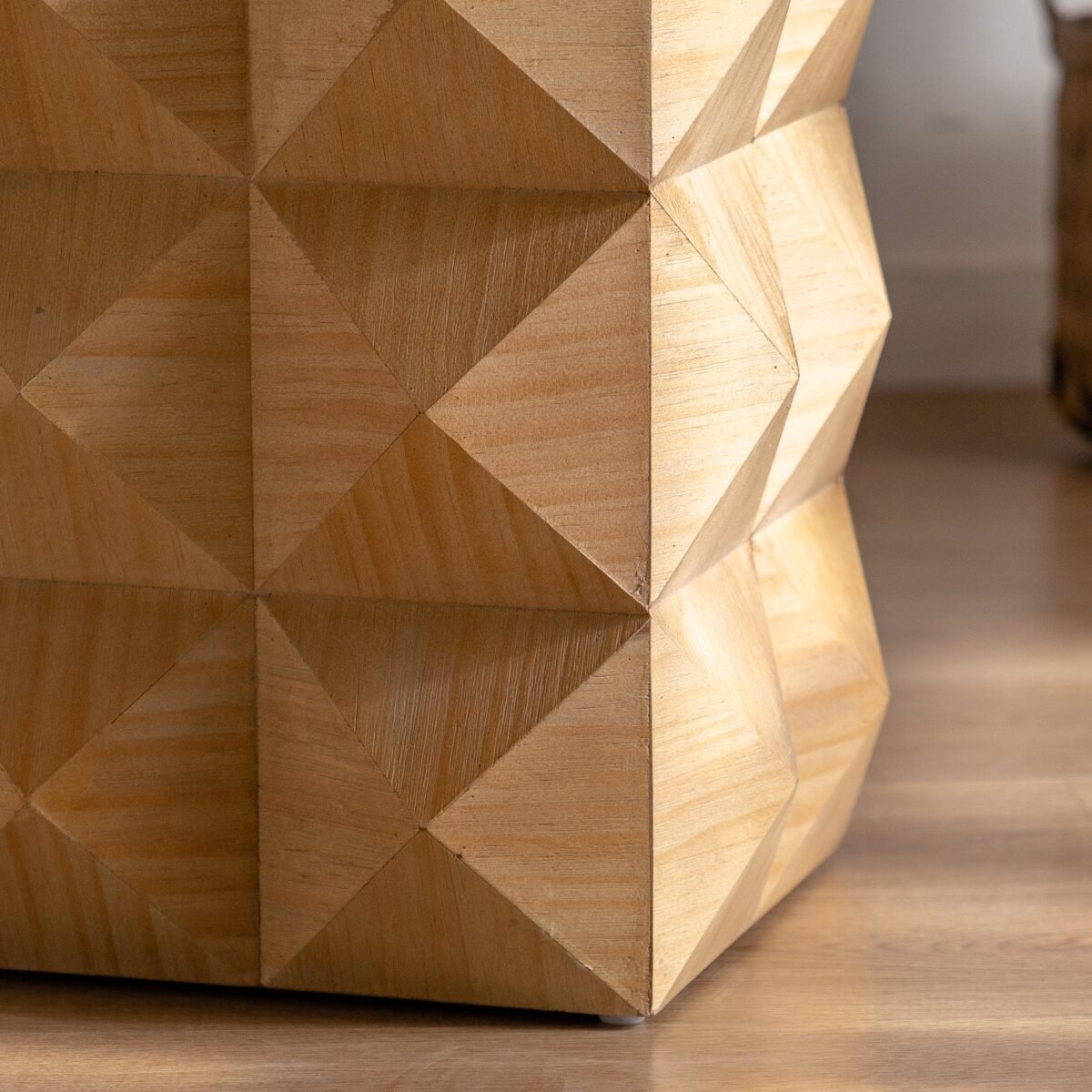 Walker Edison | Modern Embossed Pattern Side Table - Image 12