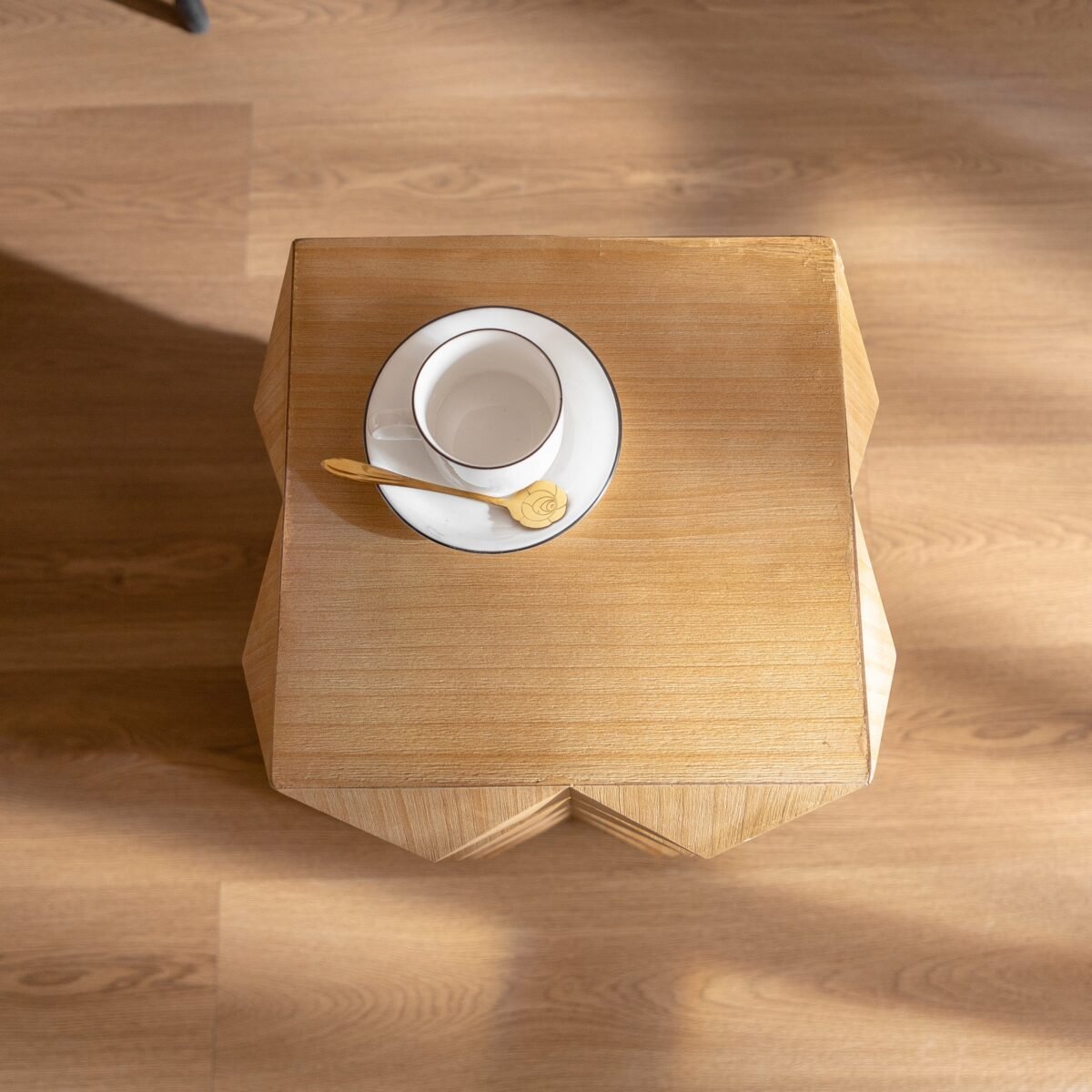 Walker Edison | Modern Embossed Pattern Side Table - Image 9