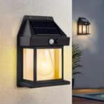Solar Powered Motion Sensor Wall Lamp