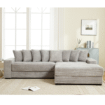 Walker Edison | Corduroy Right L-Shaped Sectional Cloud Couch - Image 10