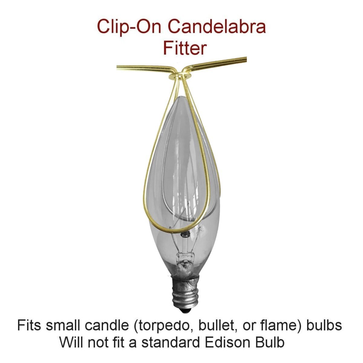 5"W x 4"H Set of 6 Crisp Linen Pleated Clip-on Candelabra Lampshade - Image 6