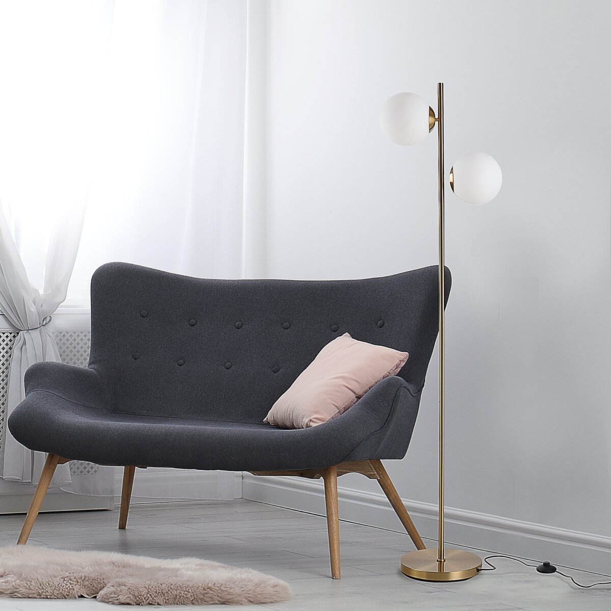 Walker Edison | Minimalist Floor Lamp - Image 7