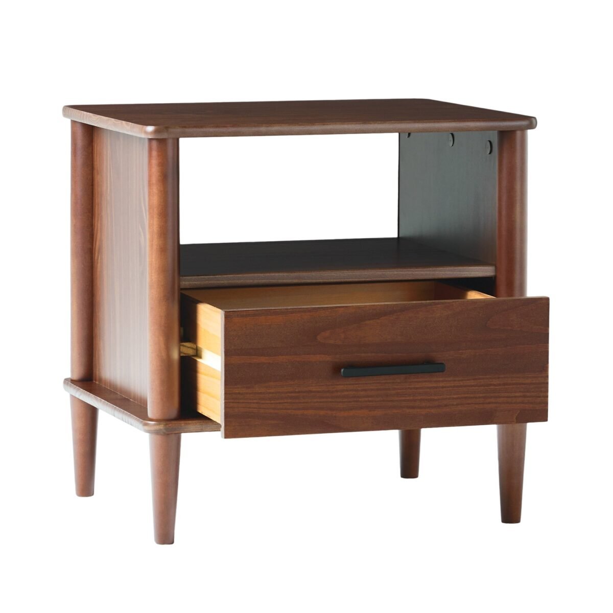 Walker Edison Spindle Transitional 1-Drawer Nightstand - Image 3