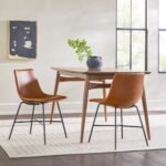 Xuma Urban Industrial Faux Leather Seating Collection (Dining Chair or Counter Stool), Set of 2 - Image 13