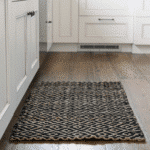 Handmade Natural and Black Diamond Jute Rug by CG Hunter – Eco-Friendly Artisanal Design - Image 2