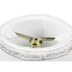 5"W x 4"H Set of 6 Down White Scallop Stretch Clip-on Candelabra Lampshade - Image 8