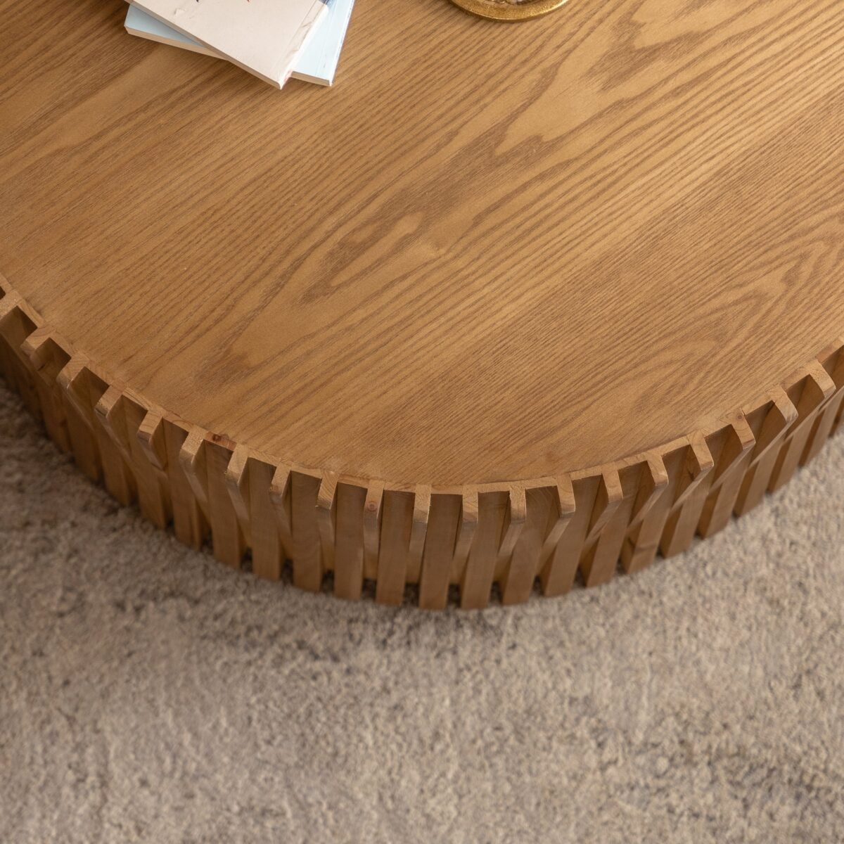 Walker Edison | Textured Nesting Coffee Table Set - Image 10