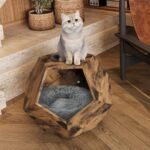 25.98'' Modern Pet Furniture Cat Carrier, Sofa Side Table, Planter MDF Multifunctional Furniture, Burmese Sumac - Image 22