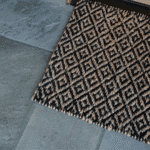 Handmade Natural and Black Diamond Jute Rug by CG Hunter – Eco-Friendly Artisanal Design - Image 5