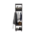 Walker Edison | Minimalist Tall Wardrobe Armoire Storage Cabinet with Mirrorlook - Image 6