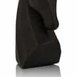 Black & Gold Steed Horse Polyresin Figurine with White Base - Image 5