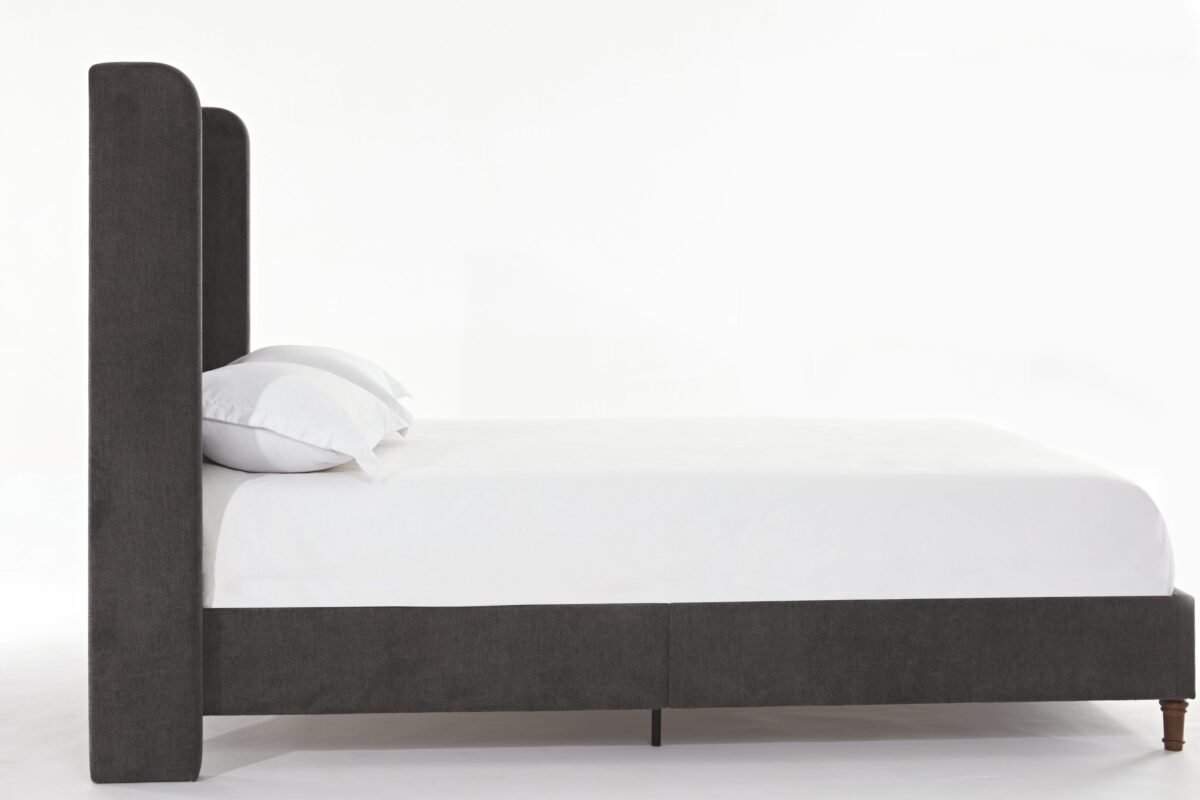 Walker Edison | Velvet Tall 54" Headboard Upholstered Queen Bed - Image 13