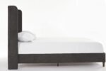 Walker Edison | Velvet Tall 54" Headboard Upholstered Queen Bed - Image 13