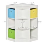 Walker Edison | Kids Corner Cubby Storage Cabinet - Image 3
