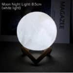 D5 Starry Moon Lamp 8Cm - LED Night Light with Stand, Perfect for Bedroom Decor and Gifts - Image 5