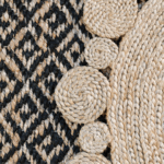 Handcrafted Natural Round Scalloped Jute Rug by CG Hunter - Eco-Friendly and Elegant Home Decor - Image 4