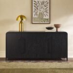 Chantelle Modern Curved Buffet Sideboard and TV Stand - Image 11