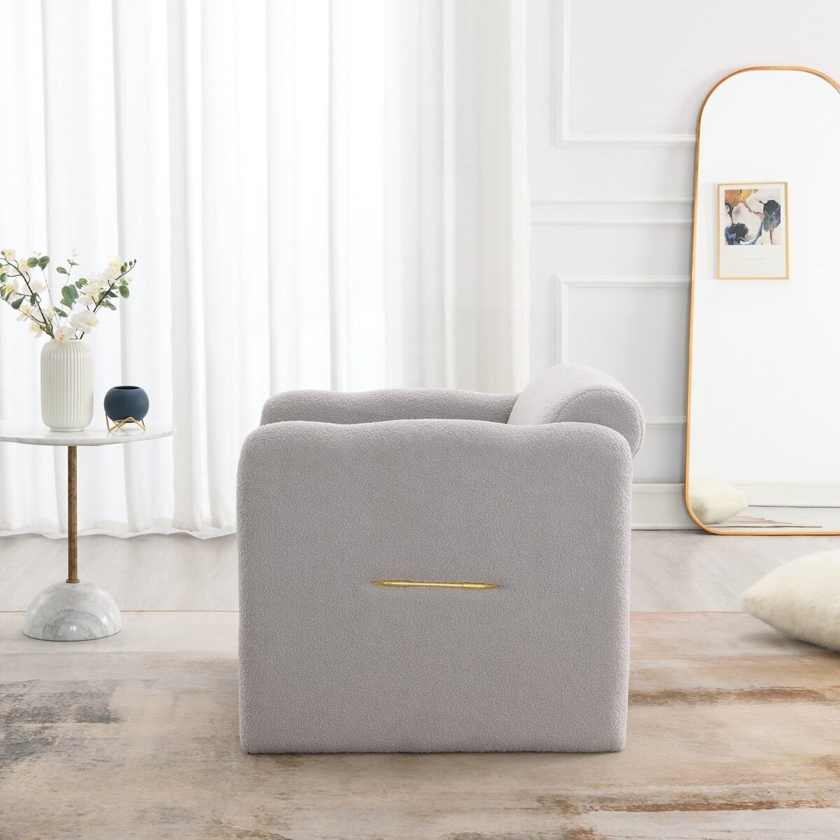 Walker Edison | Modern Teddy Cloud Accent Chair - Image 3