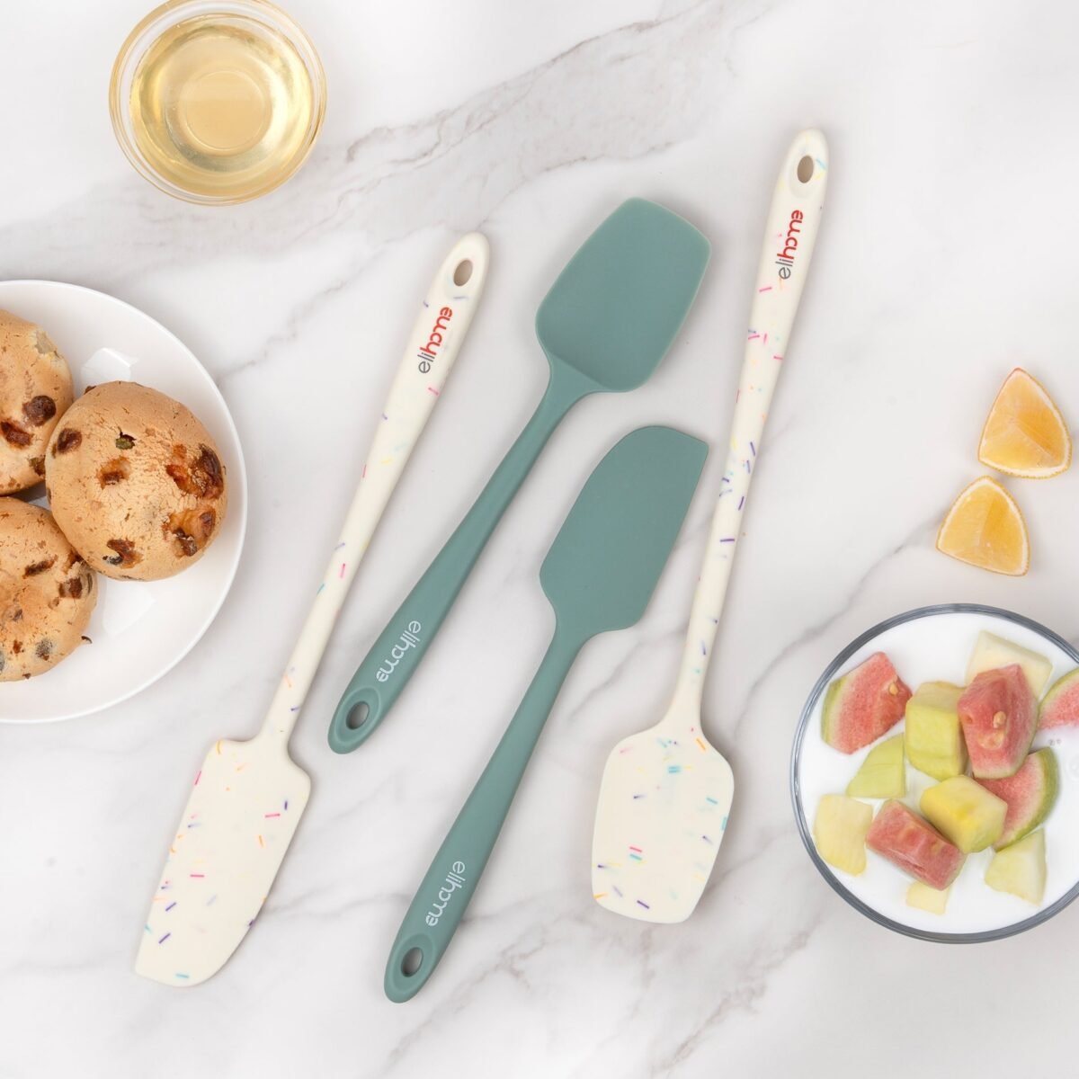 3 Piece Silicone Spatula Set - Red - Image 16