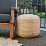 Handcrafted Natural Round Scalloped Jute Rug by CG Hunter - Eco-Friendly and Elegant Home Decor - Image 3