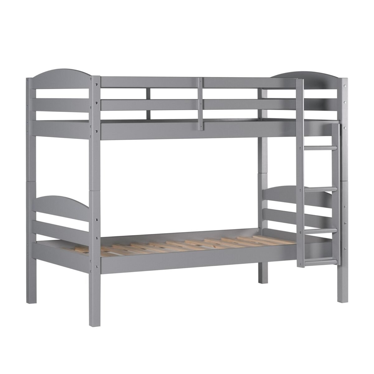 Carolina Transitional Solid Wood Twin-over-Twin Bunk Bed - Image 5