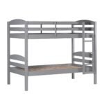 Carolina Transitional Solid Wood Twin-over-Twin Bunk Bed - Image 5