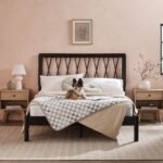 Cama X Spindle Mid-Century Modern Solid Wood Bed - Image 8