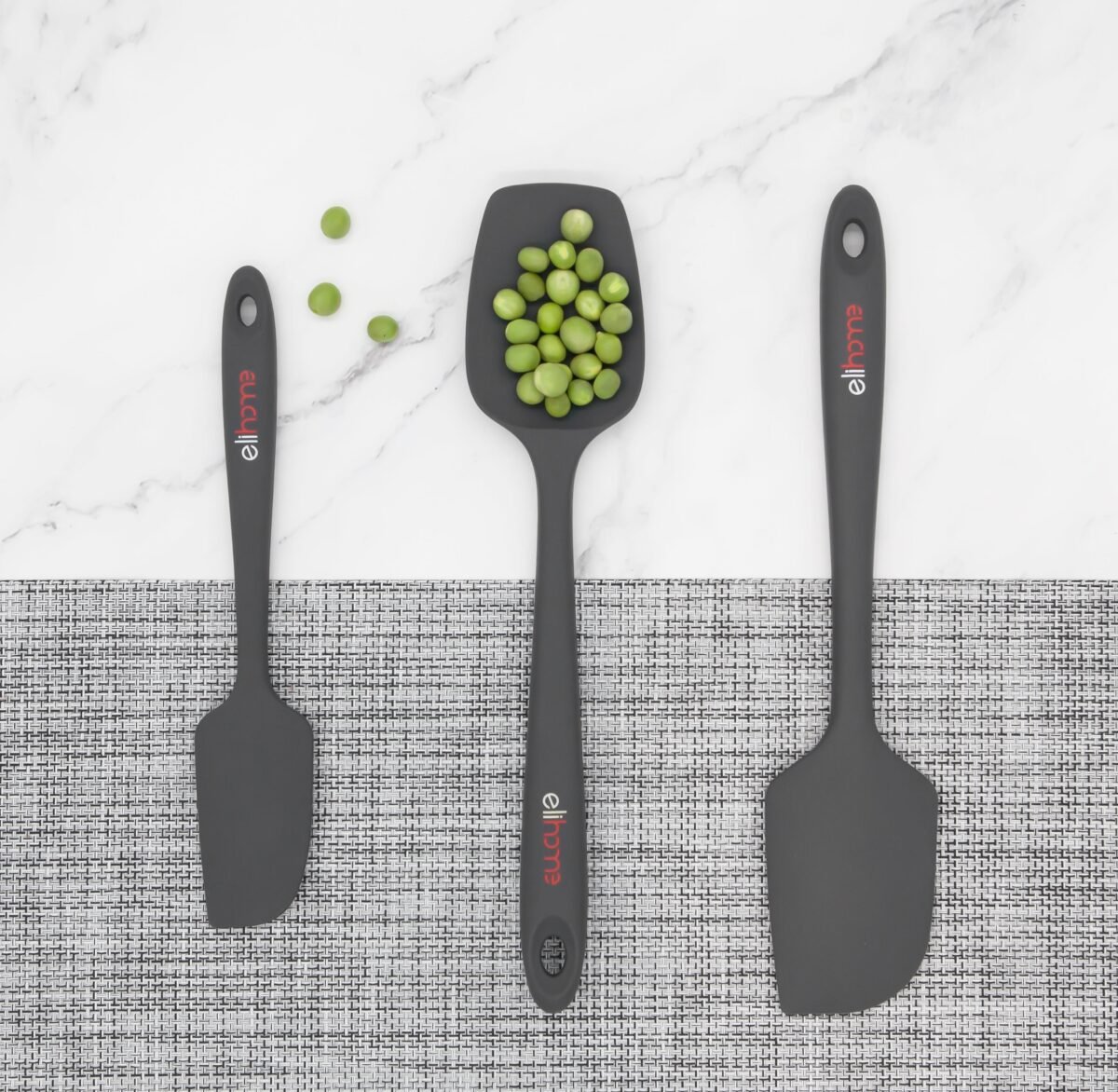 3 Piece Silicone Spatula Set - Red - Image 27