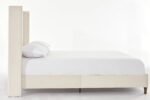 Walker Edison | Traditional Peyton Upholstered 54" High Headboard King Bed - Image 12