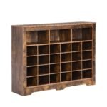 Walker Edison | Functional Shoe Cabinet for Stylish Organization - Image 8