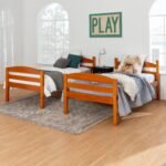 Carolina Transitional Solid Wood Twin-over-Twin Bunk Bed - Image 20