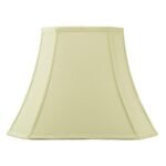 16"W x 12"H Square Cut Corner Lamp Shade Eggshell