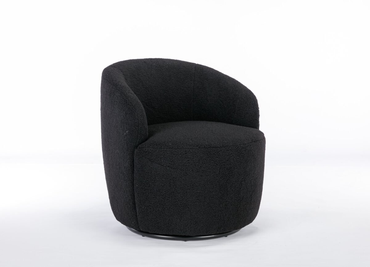 Walker Edison | Teddy Swivel Barrel Accent Chair - Image 18
