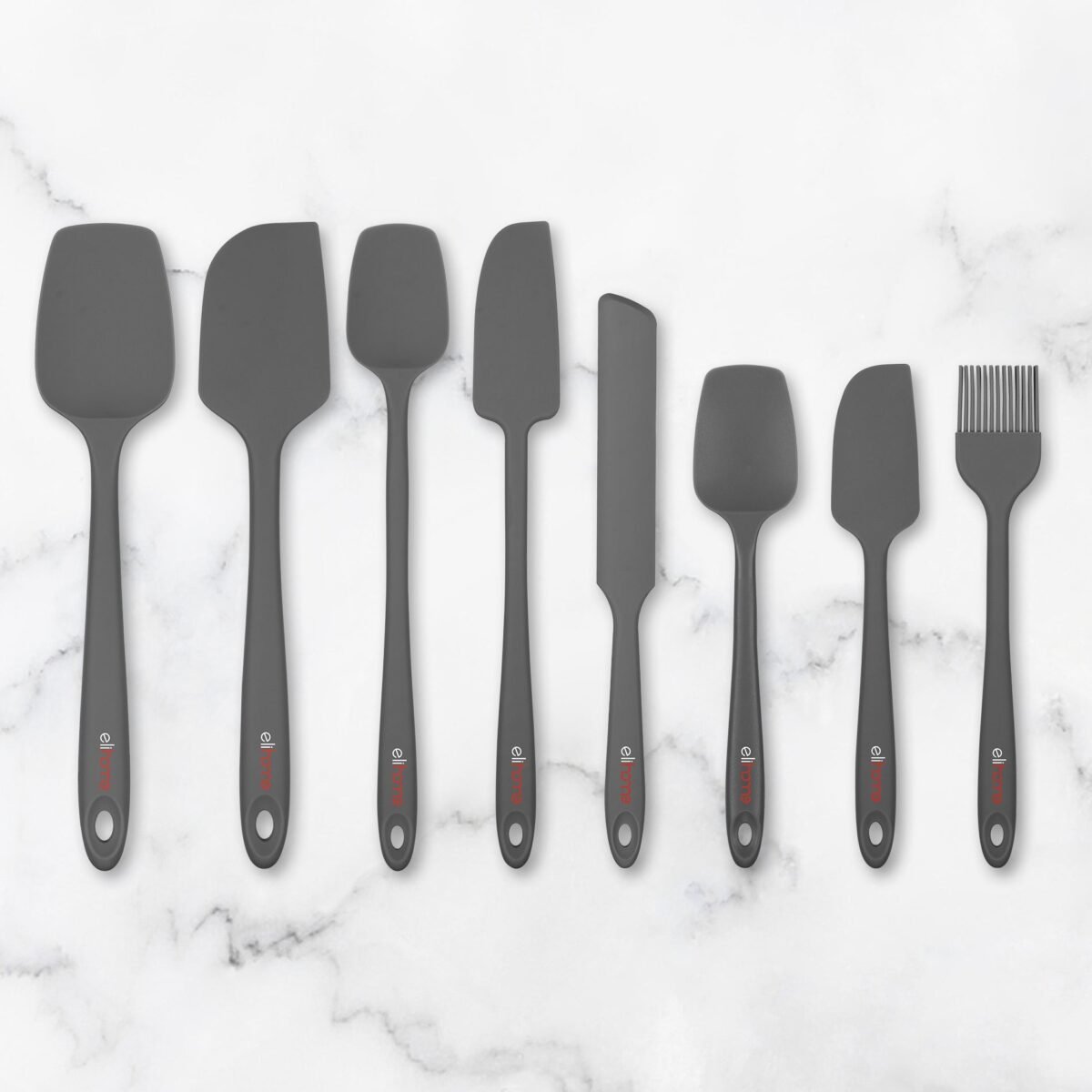 3 Piece Silicone Spatula Set - Red - Image 17