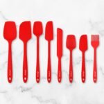 3 Piece Silicone Spatula Set - Red - Image 18