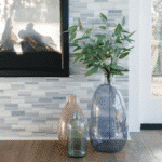 Handcrafted Peach Hammered Glass Vase by CG Hunter – Artisanal Elegance for Home Decor - Image 3