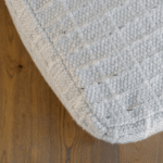 Handcrafted CG Hunter Square Striped Woven Ottoman Pouf - Artisanal Style & Versatile Comfort - Image 6