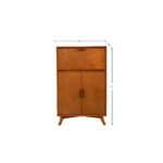 Flynn Large Bar Cabinet, Chestnut - Image 7