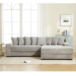 Walker Edison | Corduroy Right L-Shaped Sectional Cloud Couch - Image 12