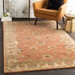 Paris Traditional Burnt Orange Area Rug - Image 2