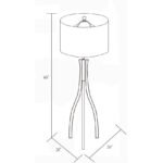 Shkoder Modern Brown Floor Lamp - Image 7