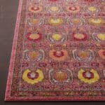 Keleigh Global Pink/Rust Area Rug - Image 5