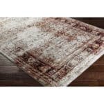 Darek Traditional Burgandy/Ivory Area Rug - Image 6