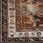 Tontitown Traditional Orange/Black Area Rug - Image 4