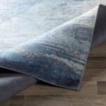 Rayleigh Modern Aqua Area Rug - Image 4
