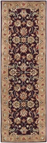 Paris Traditional Burgundy Area Rug - Image 14