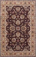 Paris Traditional Burgundy Area Rug - Image 5