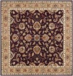 Paris Traditional Burgundy Area Rug - Image 11