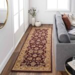 Paris Traditional Burgundy Area Rug - Image 3